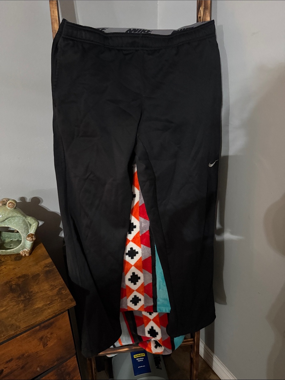 Nike Black Men’s Training Joggers with Swoosh